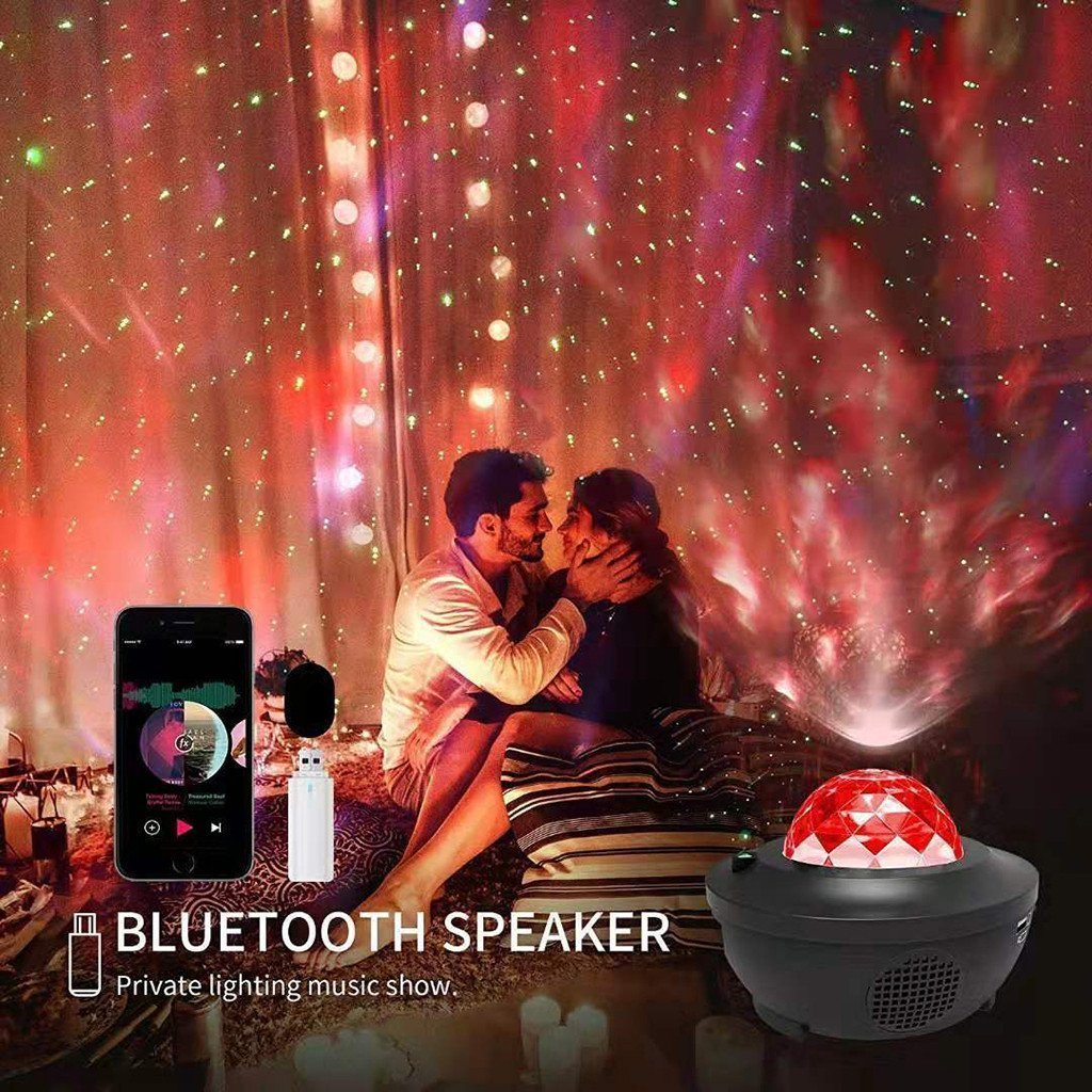 Projecteur Galaxie 3D Laser Bluetooth + haut-parleur USB - الصورة 2