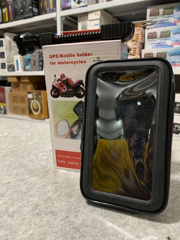 Support de téléphone Professionnel pour Le Guidon de Moto Imperméable et Rotative 360° - الصورة 4