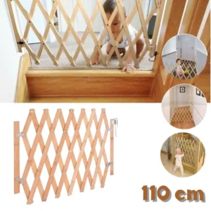 Barrière de sécurité pliable en bois pour Enfant - حاجز حماية للأطفال متعدد الإستعمالات
