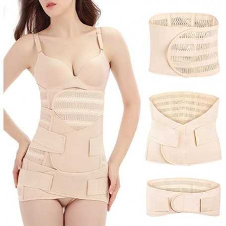Ceinture 3PCS de récupération du corps apres l'accouchement - حزام استعادة الجسم بعد الولادة مكون من 3 قطع