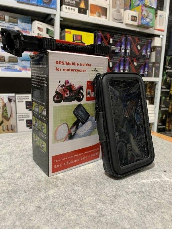 Support de téléphone Professionnel pour Le Guidon de Moto Imperméable et Rotative 360° - الصورة 3