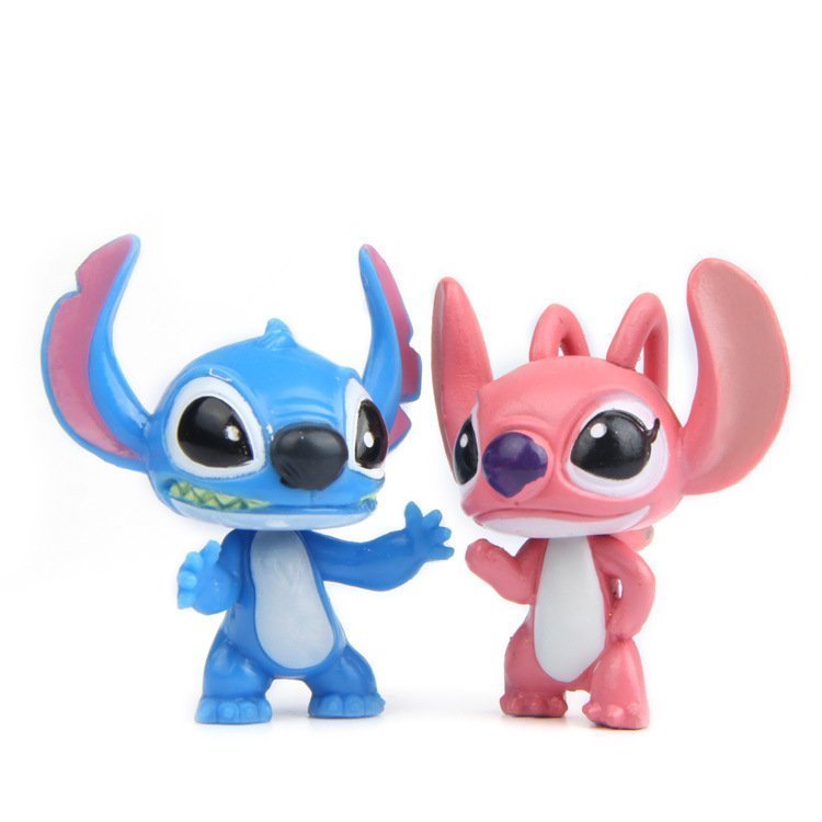 Ensemble 10 Pcs Disney-Figurines Stitch en PVC - الصورة 5