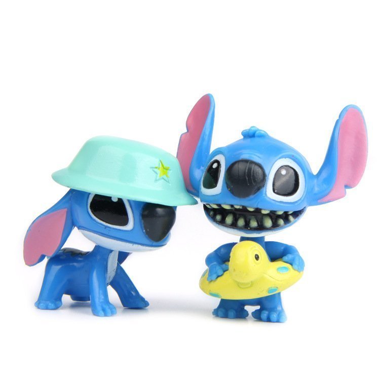 Ensemble 10 Pcs Disney-Figurines Stitch en PVC - الصورة 4