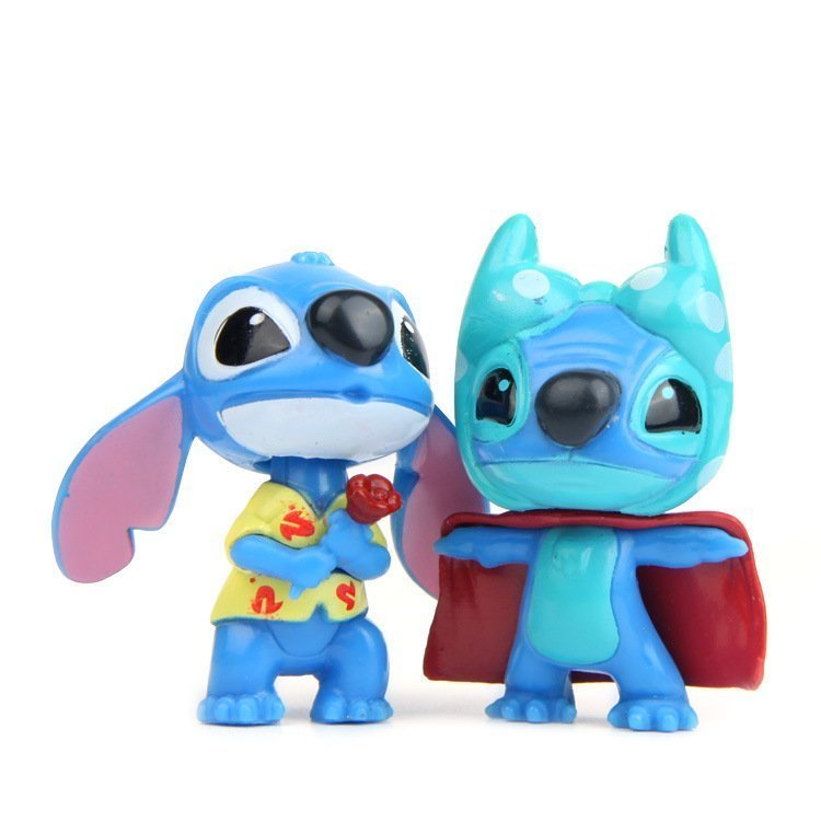 Ensemble 10 Pcs Disney-Figurines Stitch en PVC - الصورة 6