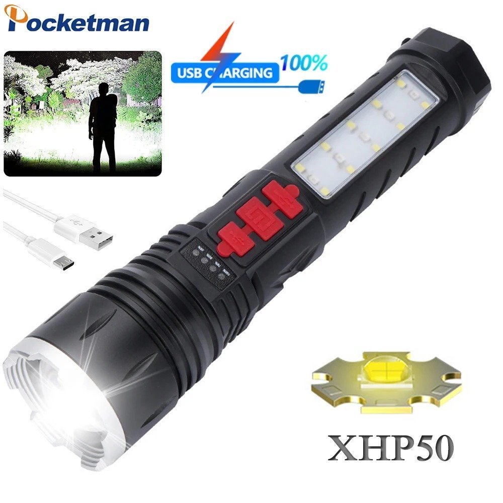 Lampe de Poche Téléscopique 50 LED – مصباح يدوي
