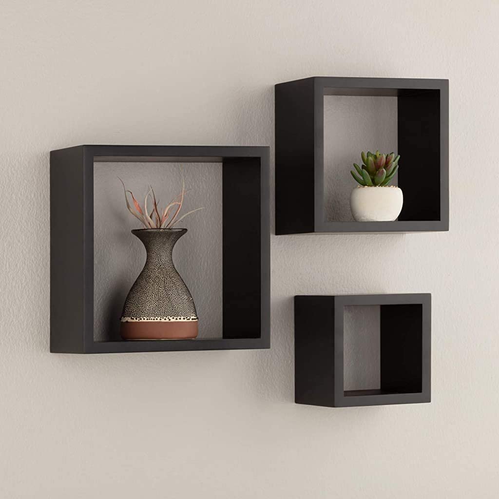3 Étagères Murale en Bois de Décoration Forme Carrée - الصورة 6