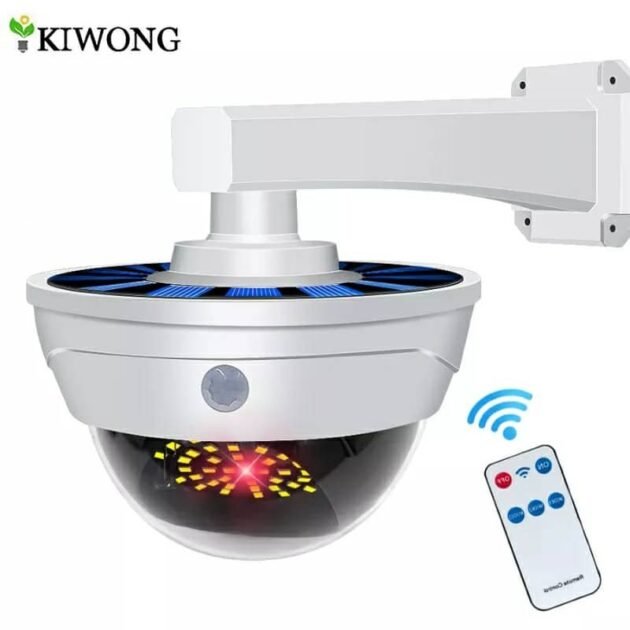 Lampe de Surveillance extérieure solaire Anti-vol, capteur de mouvement PIR à Induction humaine