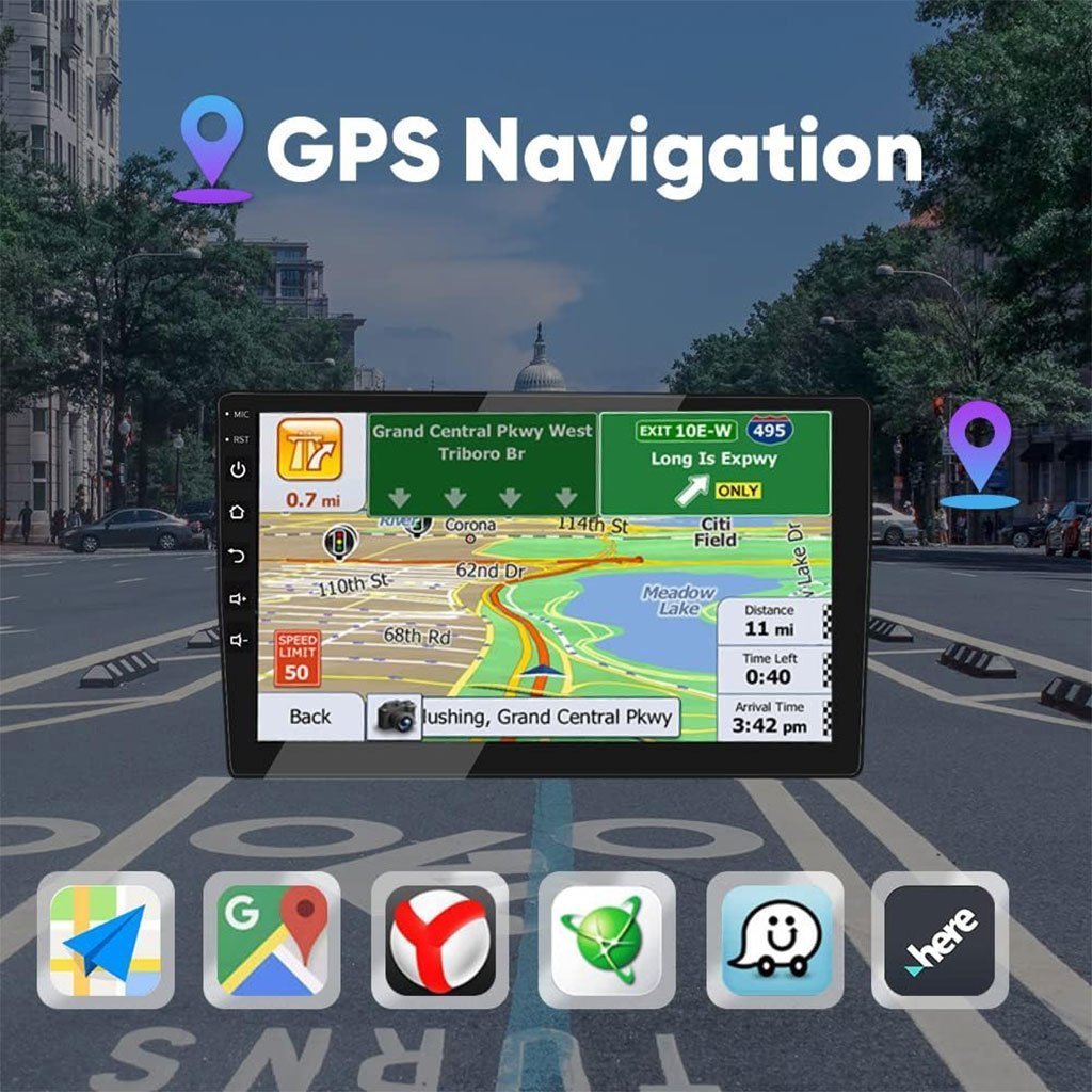 Écran de voiture Android de 10,1 pouces compatible Apple CarPlay Android Auto – شاشة ذكية للسيارة - الصورة 5