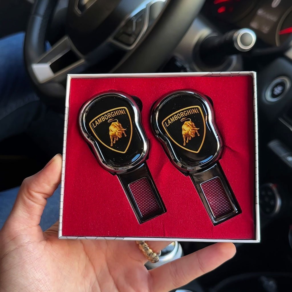 Attache Ceinture Anti-bip 2Pcs design voiture de luxe - الصورة 3