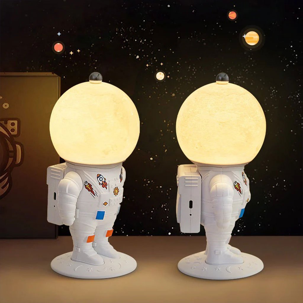 Lampe Astronaute lunaire avec télécommande et LED 16 couleurs – مصباح رجل الفضاء - الصورة 5