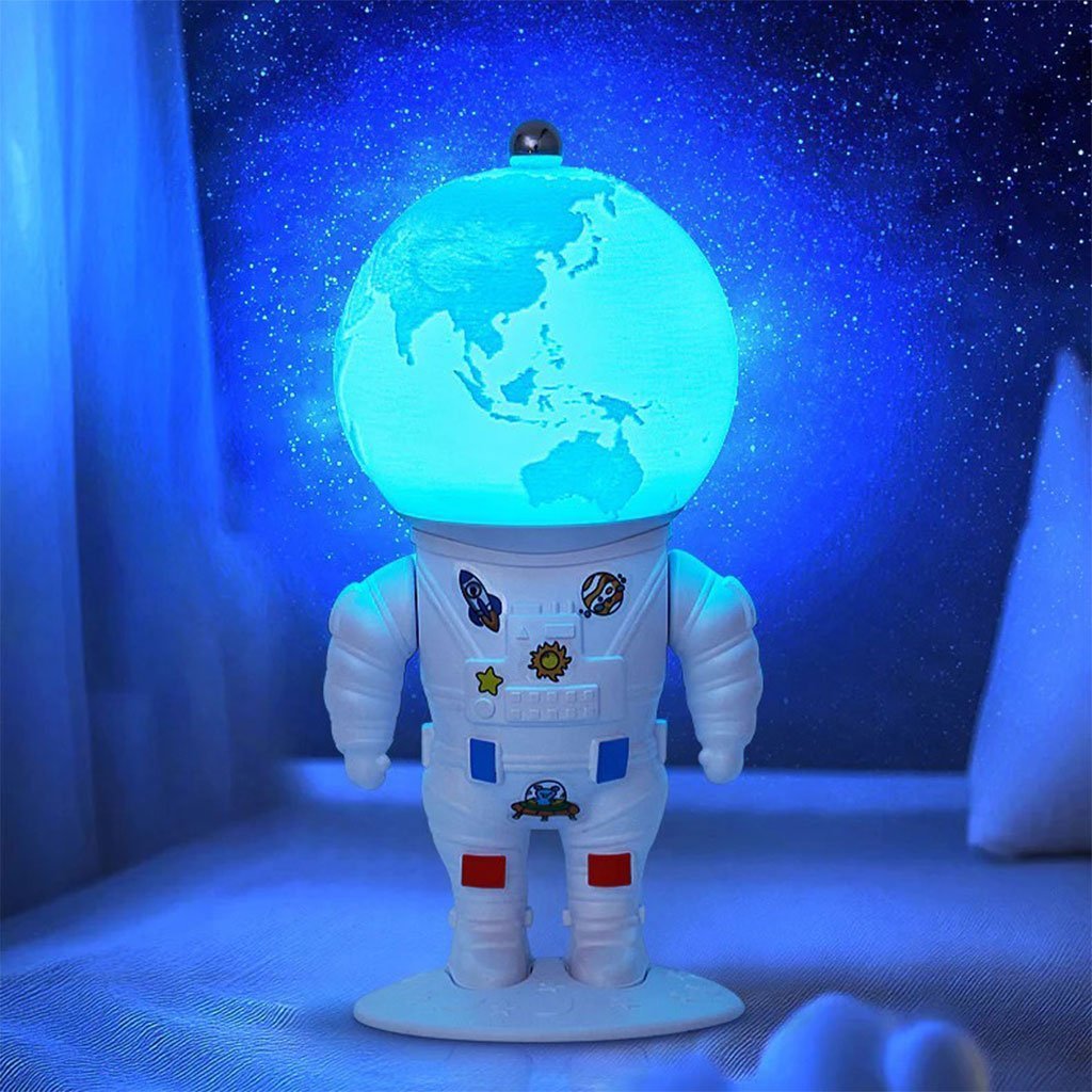Lampe Astronaute lunaire avec télécommande et LED 16 couleurs – مصباح رجل الفضاء - الصورة 3