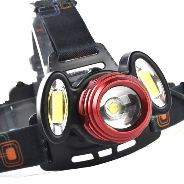 Lampe Frontale Lumineuse Sans Fil Avec 4 Modes D’eclairages Et Avec Zoom BEETRO LA-294 - الصورة 2