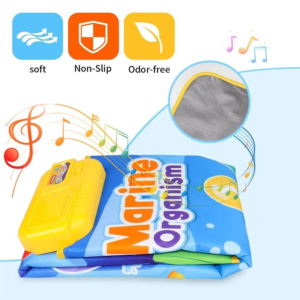 Tapis Musical et Jouet Éducatif pour Enfants 63x43cm – بساط ألعاب للرضع - الصورة 5