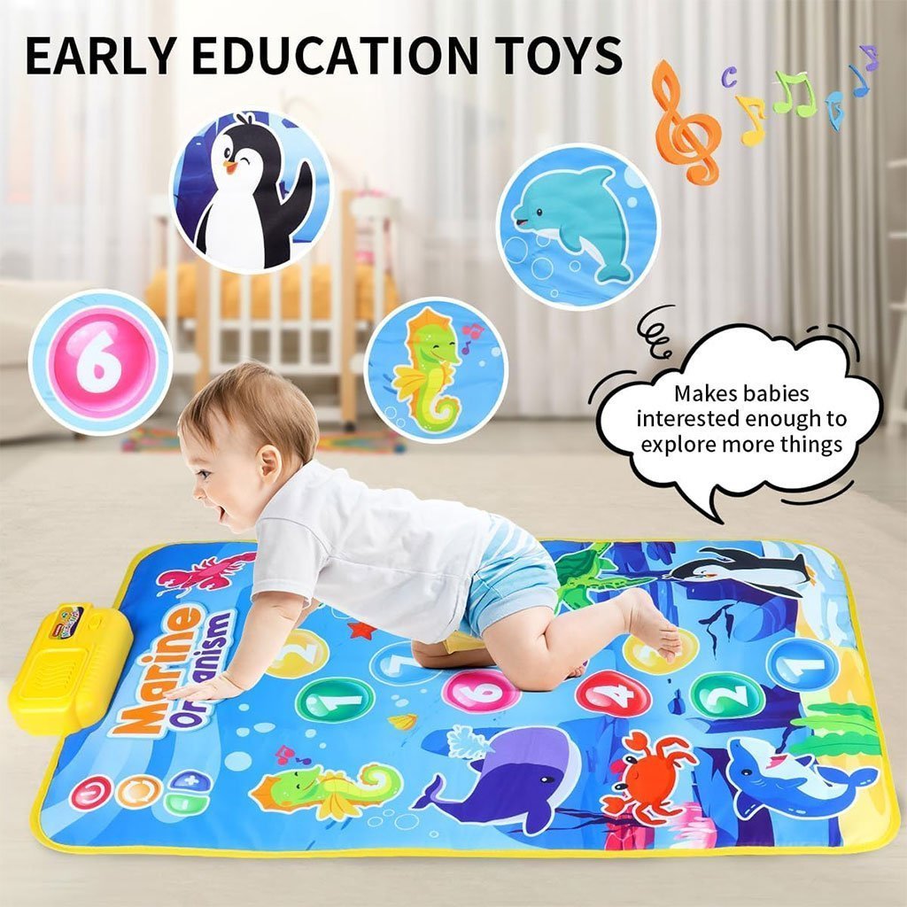 Tapis Musical et Jouet Éducatif pour Enfants 63x43cm – بساط ألعاب للرضع - الصورة 4