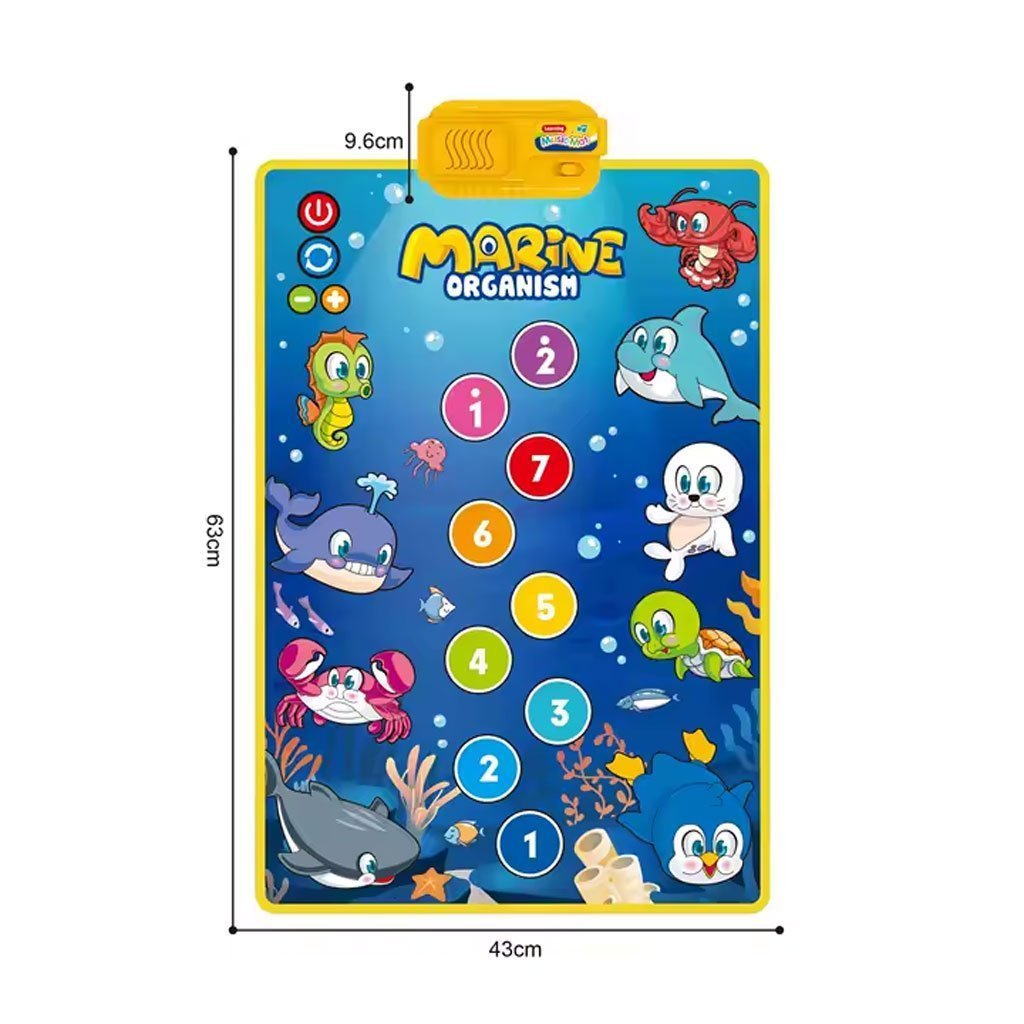 Tapis Musical et Jouet Éducatif pour Enfants 63x43cm – بساط ألعاب للرضع - الصورة 2