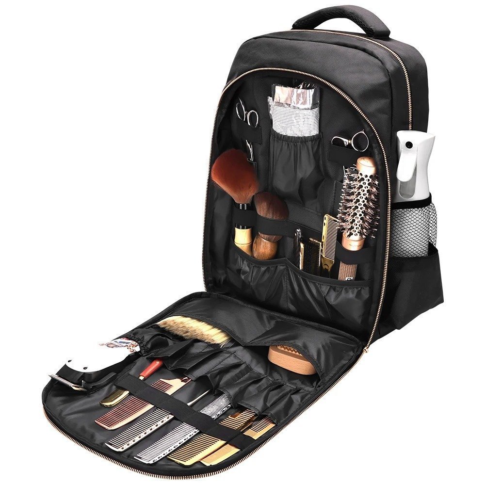 Sac à dos Coiffeur avec des Support pour Tondeuses et Outils Professionnels – حقيبة اغراض الحلاق - الصورة 6