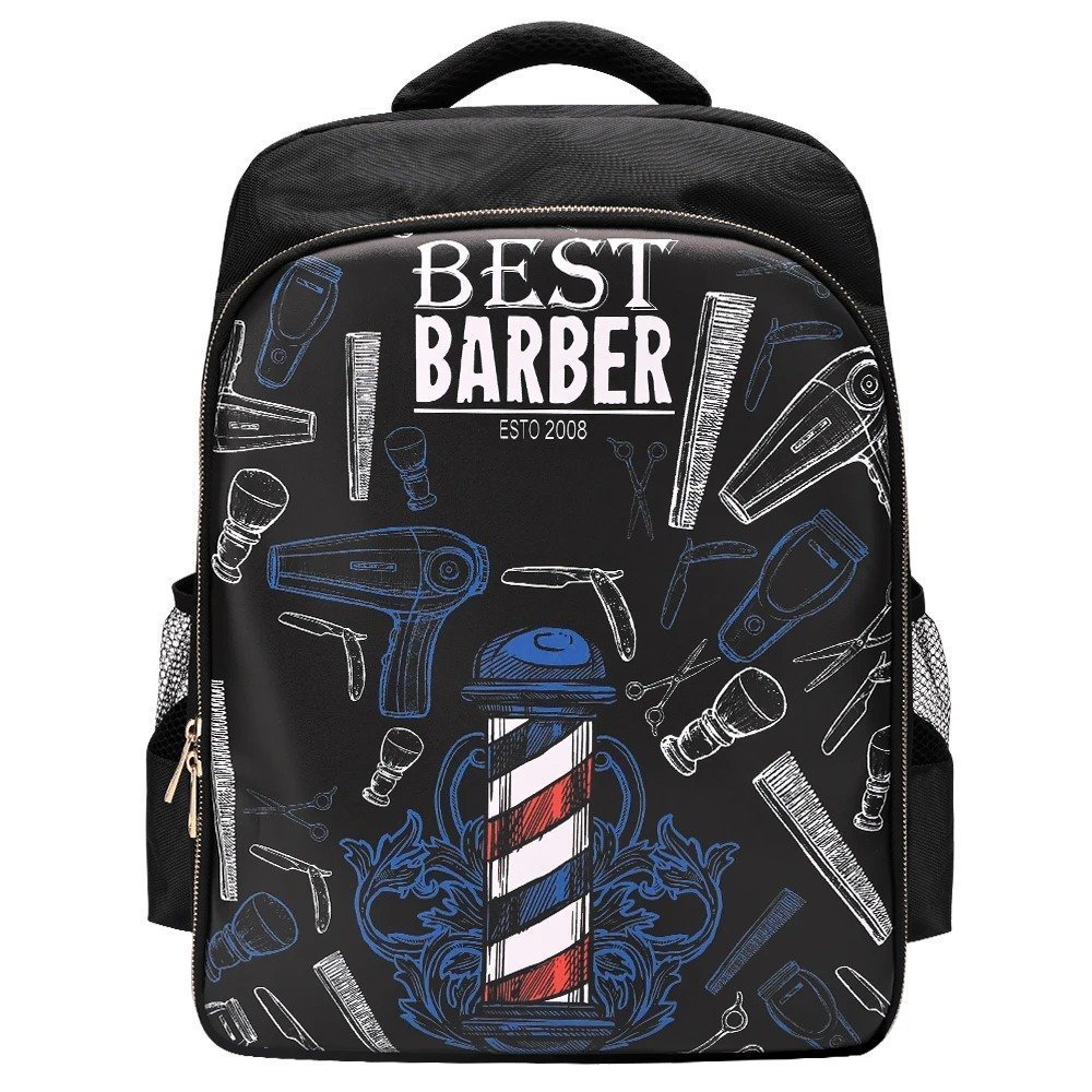 Sac à dos Coiffeur avec des Support pour Tondeuses et Outils Professionnels – حقيبة اغراض الحلاق - الصورة 7