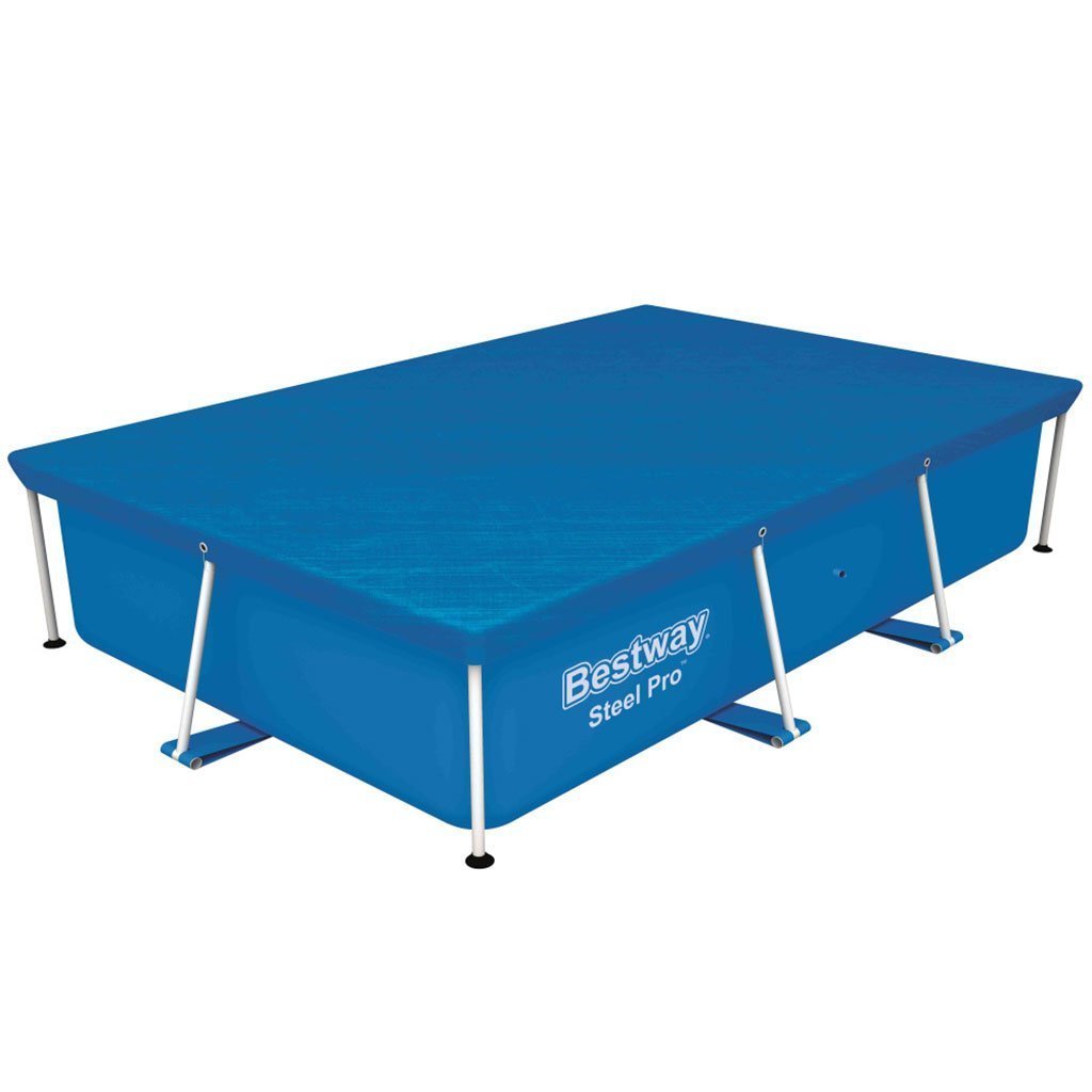Grand bâche de piscine rectangulaire en polyéthylène 259 x 170 cm Bestway 58105 – غطاء مسبح - الصورة 3