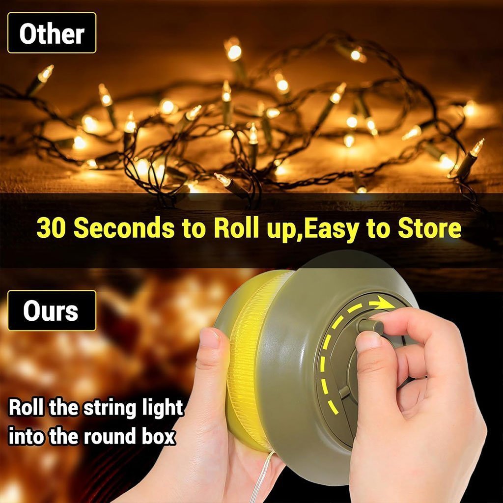Guirlande lumineuse à rangement rapide pour camping 20m – مصباح تخييم 20 متر - الصورة 4