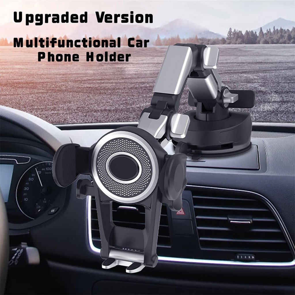 Support Téléphone Voiture 360° Ventouse u0026 Bras Réglable – حامل هاتف في السيارة - الصورة 4
