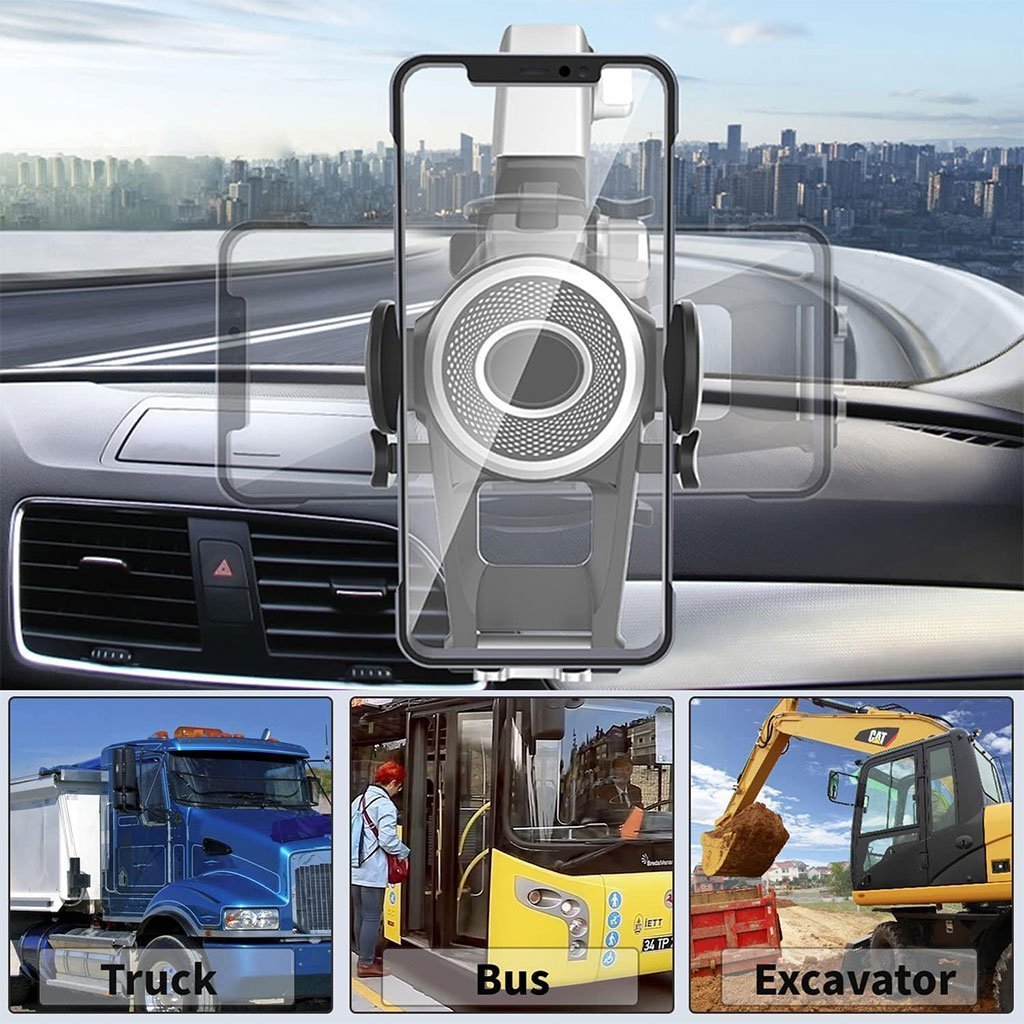 Support Téléphone Voiture 360° Ventouse u0026 Bras Réglable – حامل هاتف في السيارة - الصورة 6