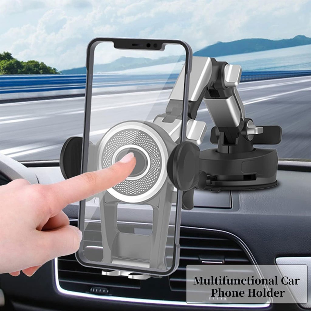 Support Téléphone Voiture 360° Ventouse u0026 Bras Réglable – حامل هاتف في السيارة - الصورة 2