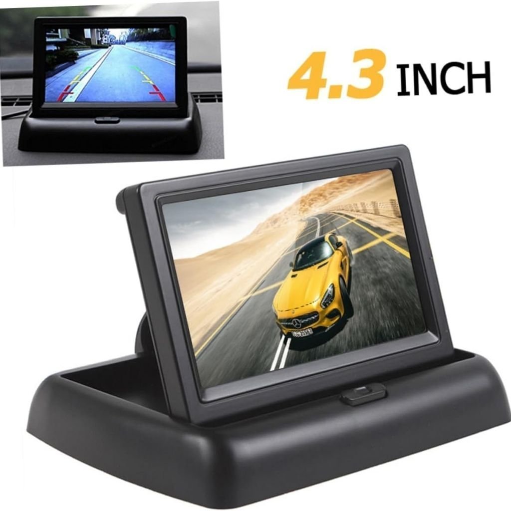 Ecran LCD Pliable 4,3 Pouces pour Voiture – شاشة للسيارة - الصورة 2