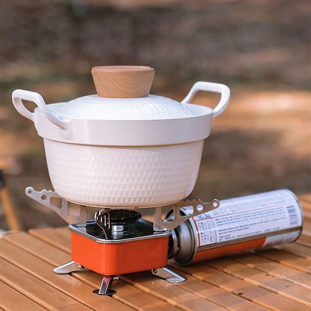 Mini réchaud à gaz pliable en métal pour camping – موقد غاز محمول - الصورة 5