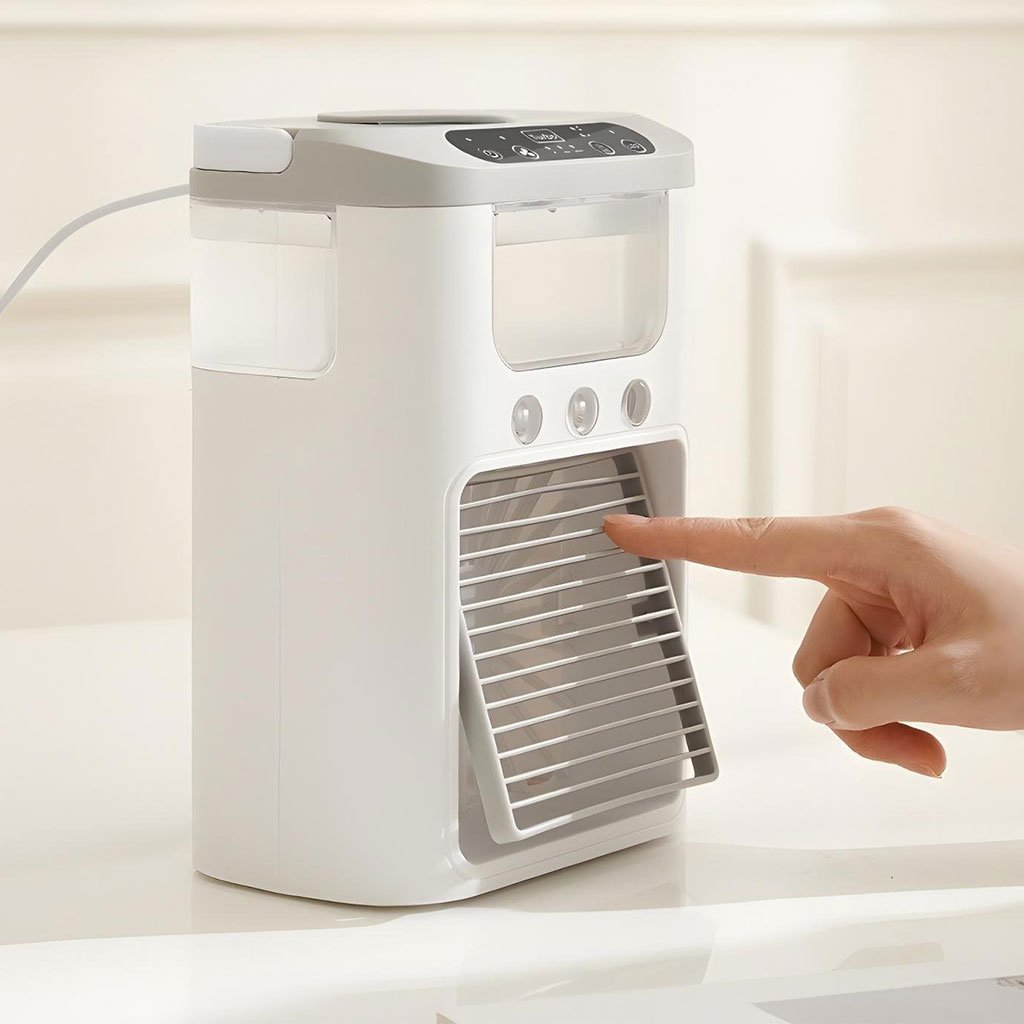 Climatiseur Portable et Refroidisseur d’air brumisateur – مبرد محمول ومعطر جو 2في1 - الصورة 2