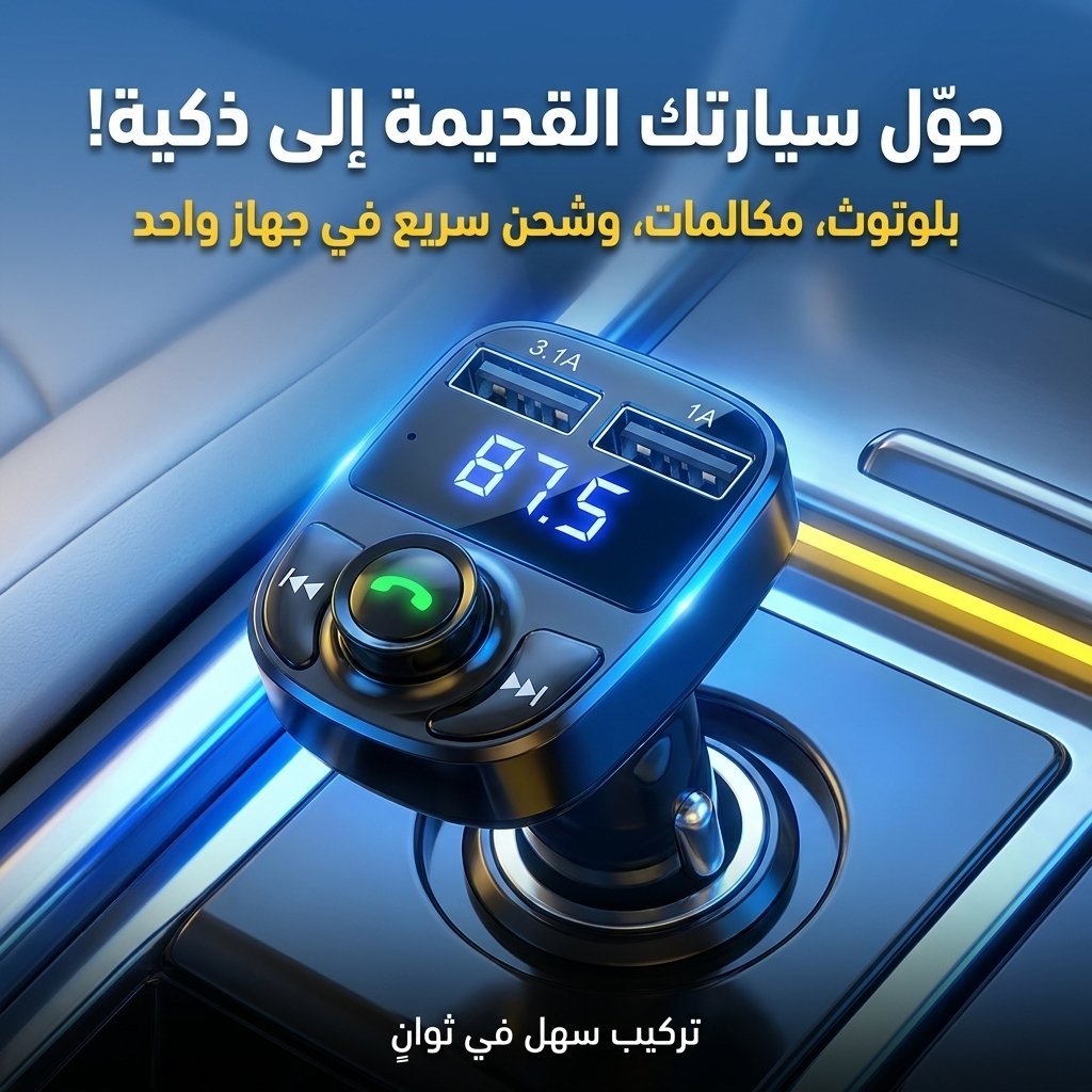 Car X8 Wireless Bluetooth FM Transmitter Kit USB Fast Charger Adapter Mp3 Player