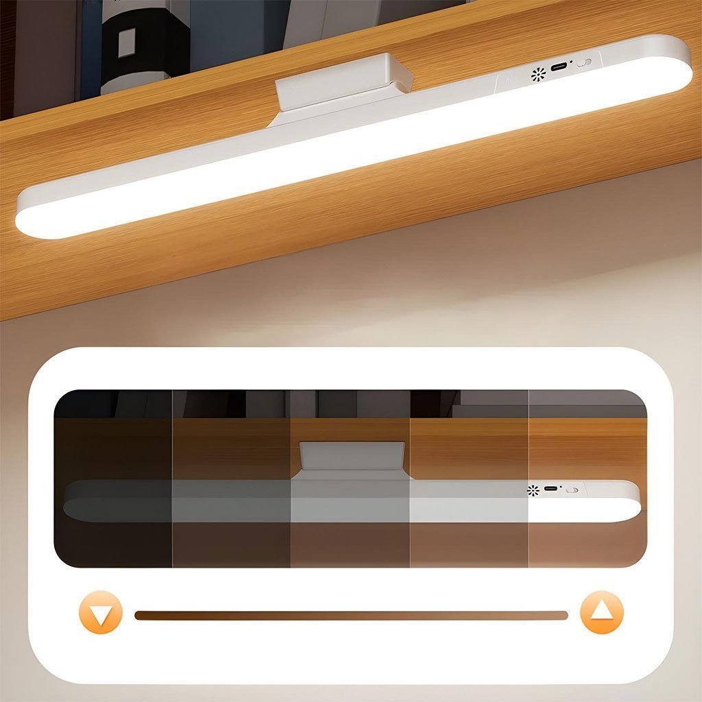 Barre lumineuse LED rechargeable tactile avec 3 modes de couleurs et minuterie GM – مصباح مغناطيسي قابل للتثبيت في عدة أماكن - الصورة 5