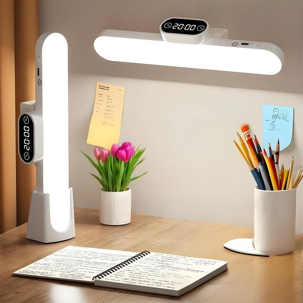Barre lumineuse LED rechargeable tactile avec 3 modes de couleurs et minuterie PM – مصباح مغناطيسي قابل للتثبيت في عدة أماكن