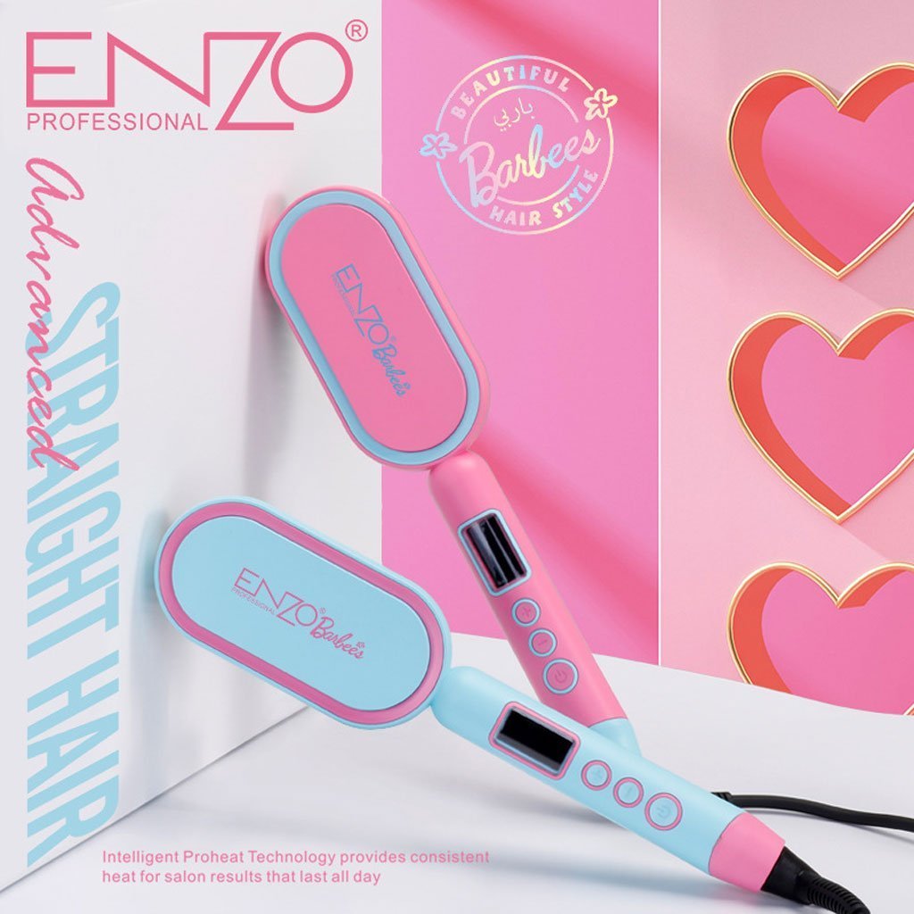 Enzo Brosse Lissante Barbie Edition Câble Rotatif 360° - الصورة 2