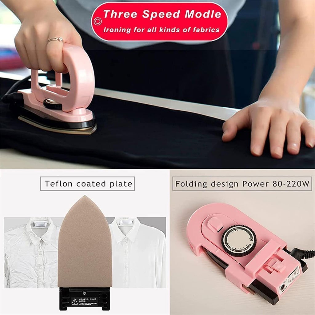 Mini Fer à Repasser Portable avec Température Réglable – مكواة ملابس محمولة - الصورة 2