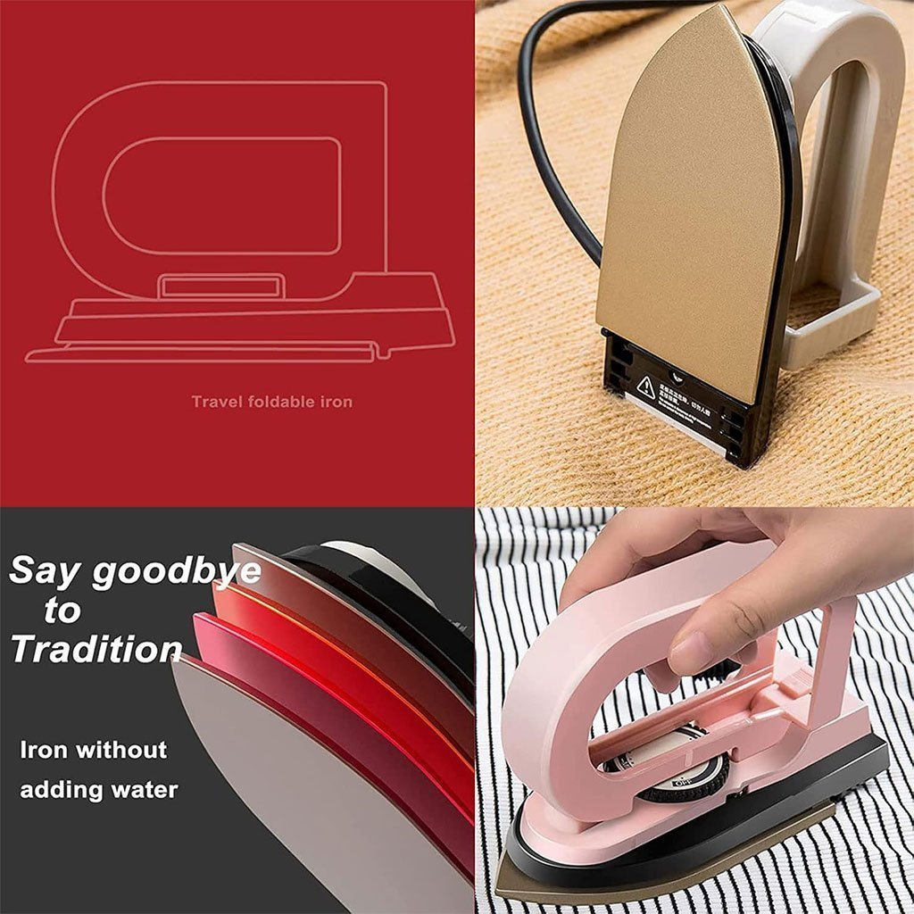 Mini Fer à Repasser Portable avec Température Réglable – مكواة ملابس محمولة - الصورة 3