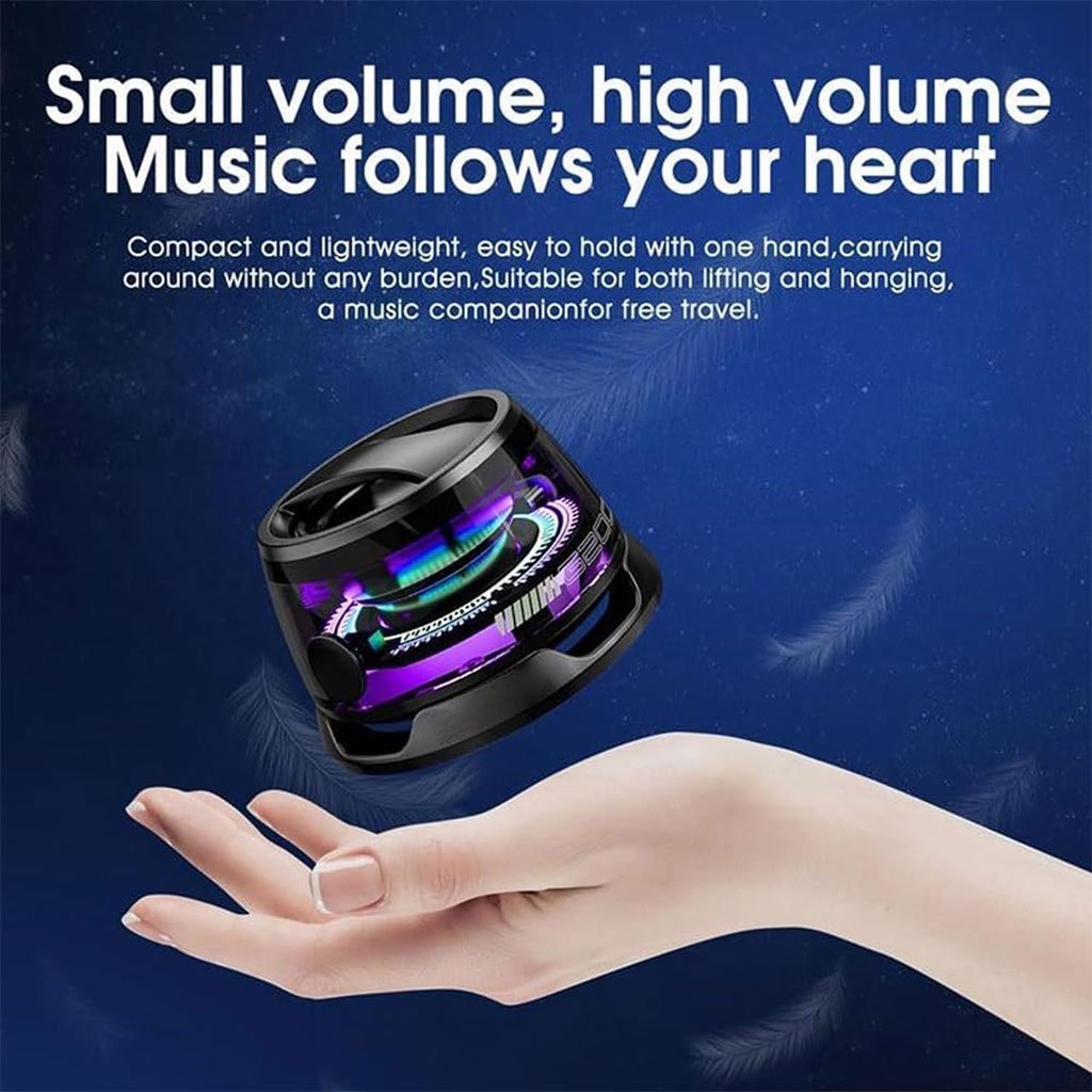 G200 Mini Haut-parleur Bluetooth magnétique sans fil avec lumière RVB – مكبر صوت مغناطيسي ومحمول - الصورة 2