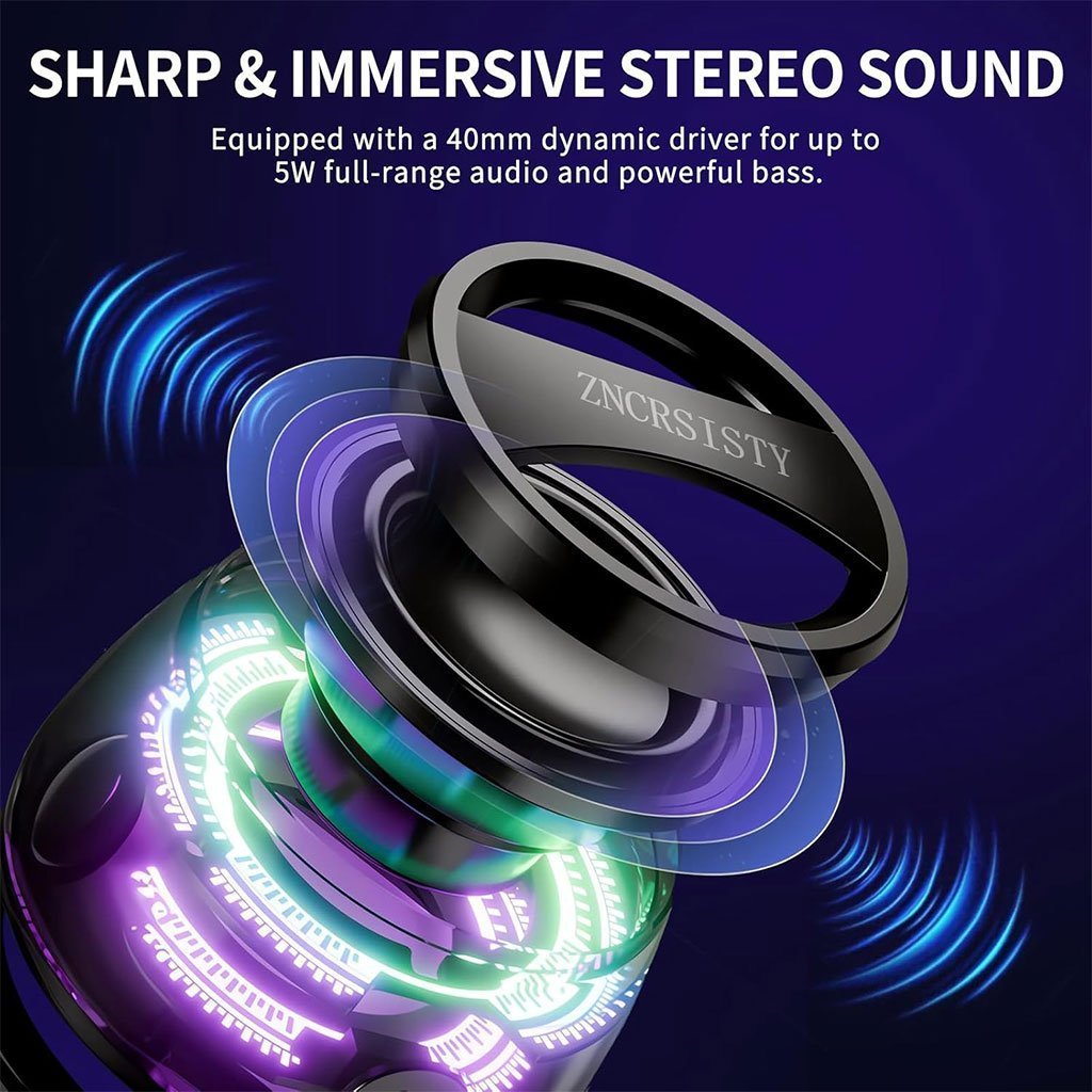 G200 Mini Haut-parleur Bluetooth magnétique sans fil avec lumière RVB – مكبر صوت مغناطيسي ومحمول - الصورة 6
