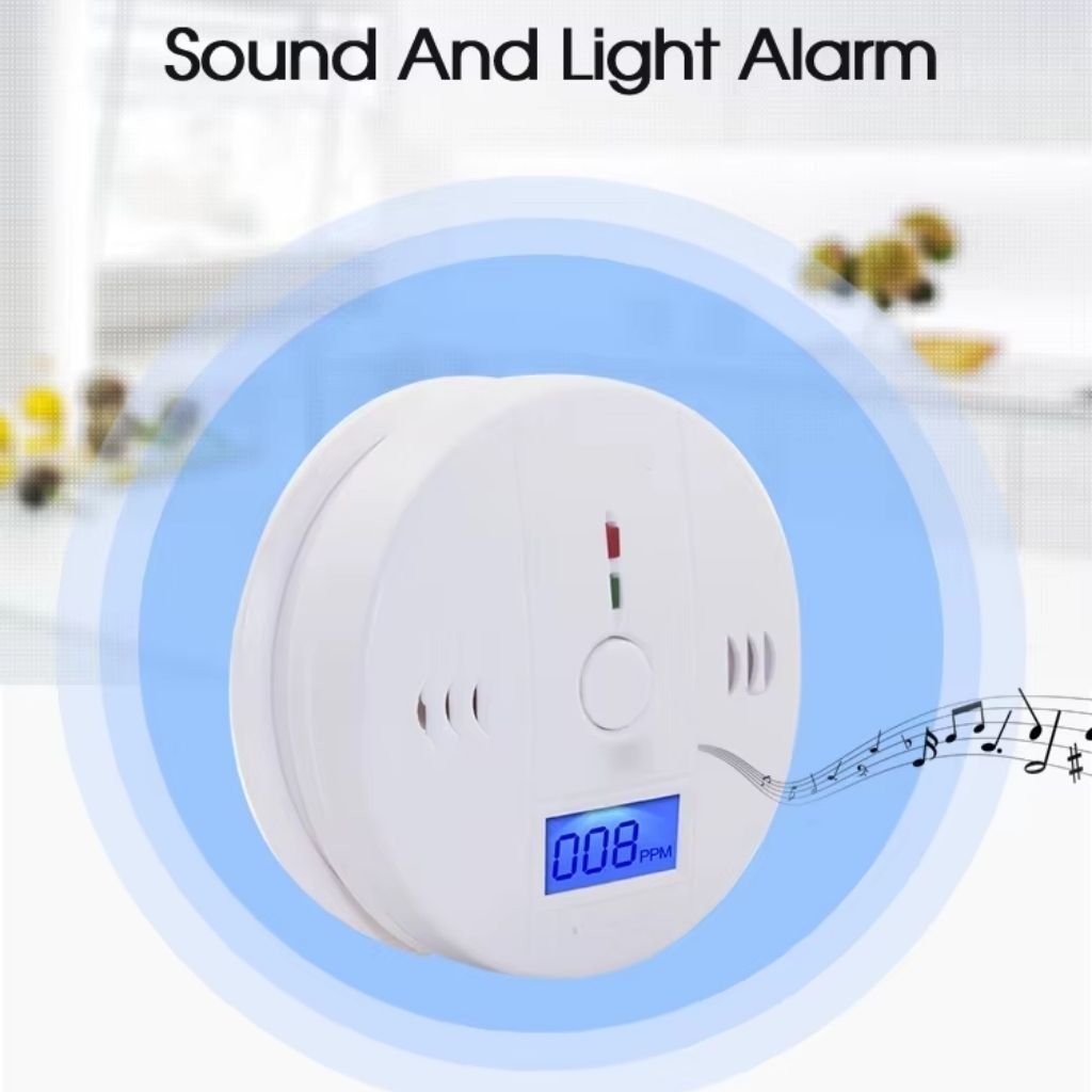 Alarme de monoxyde de carbone avec écran LCD - جهاز إنذار أول أكسيد الكربون - الصورة 3