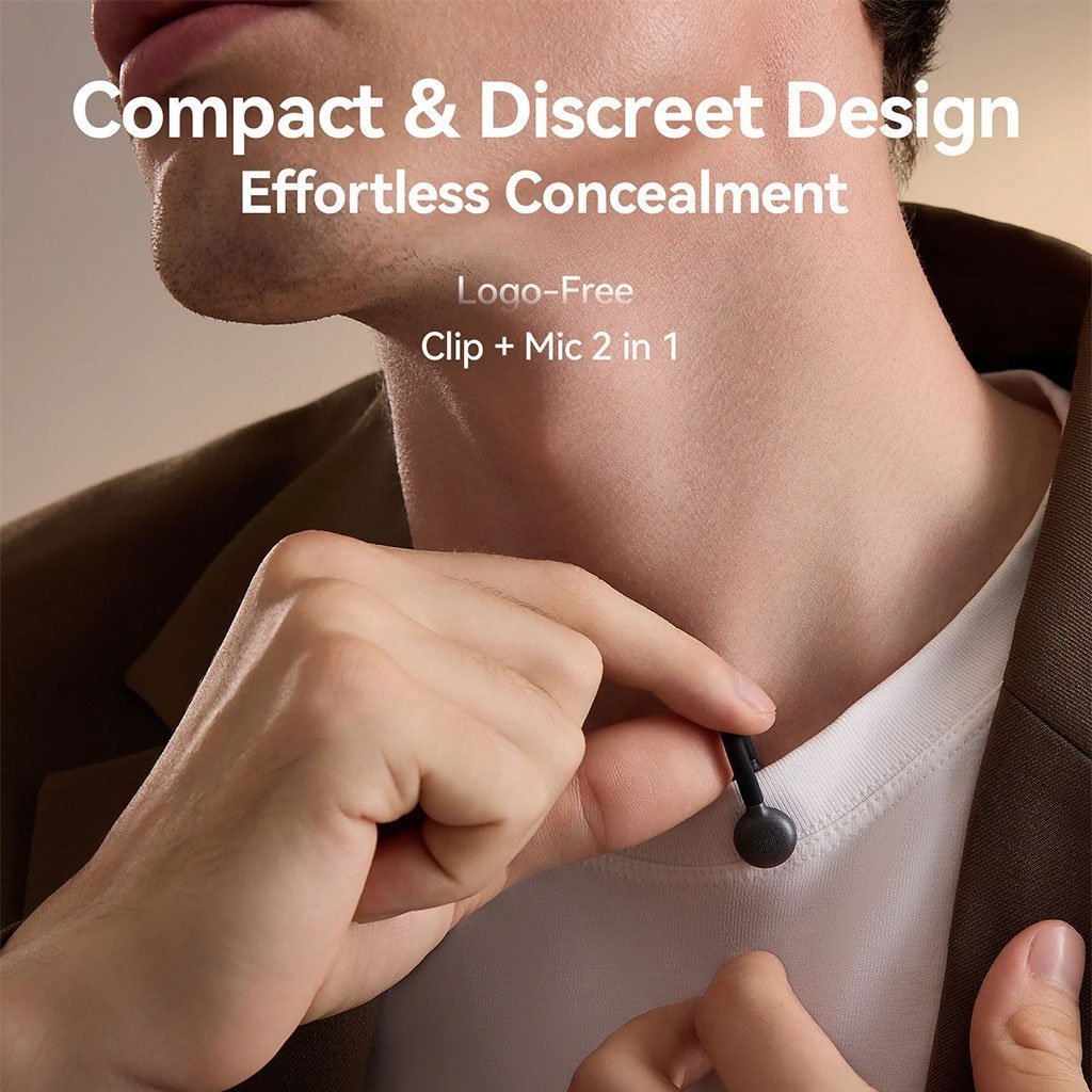 Microphone cravate sans fil Hollyland Lark M2S Combo (récepteur caméra + récepteur USB-C + câble Lightning) - الصورة 3