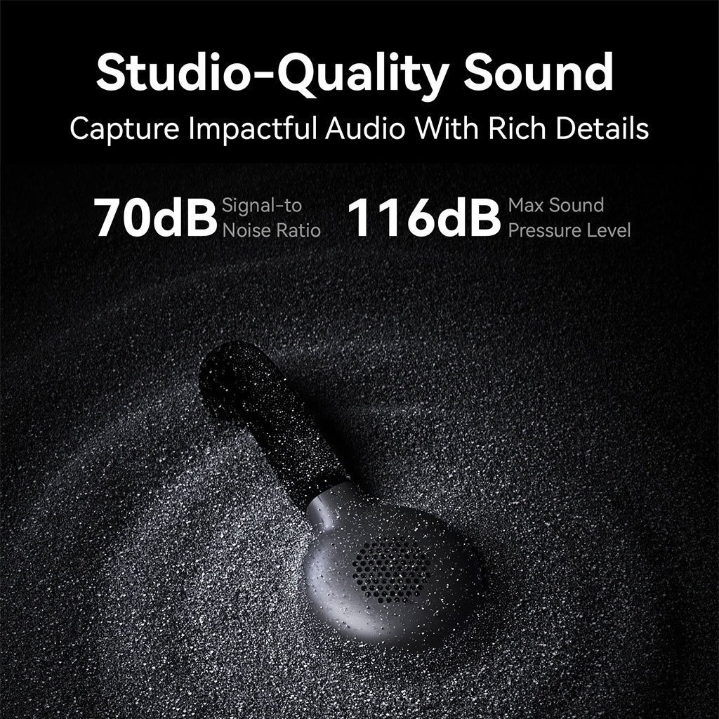 Microphone cravate sans fil Hollyland Lark M2S Combo (récepteur caméra + récepteur USB-C + câble Lightning) - الصورة 4