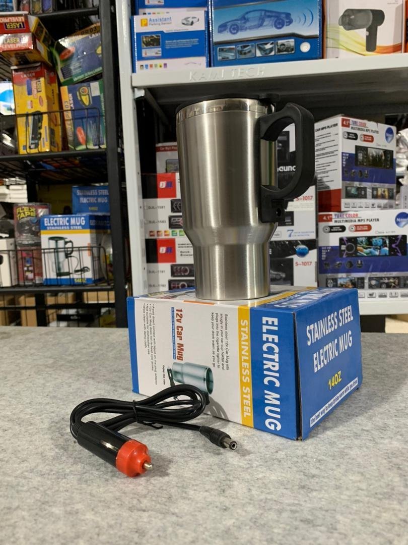 Thermos electrique chauffant pour voiture avec prise Allume Cigare Chauffe Eau,Thé,Café - الصورة 2