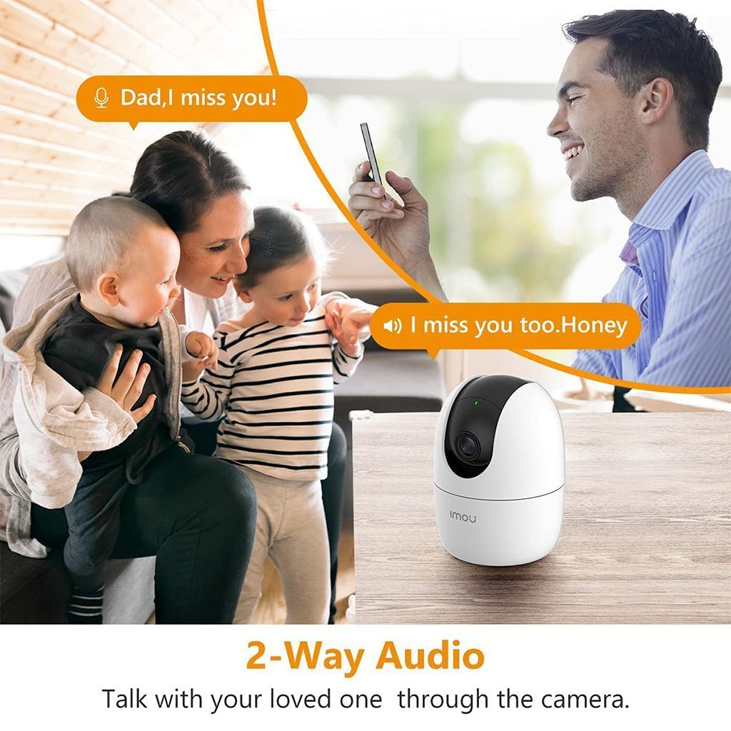 Caméra IMOU Ranger 2 3MP 2K avec fonction panoramique et inclinaison pour une couverture à 360° – كاميرة مراقبة ذكية - الصورة 5