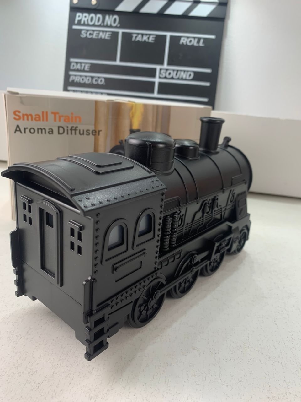 Train Diffuseur D Huiles Essentielles et Humidificateur Ultra-Silencieux de 300ml – معطر جو على شكل قطار - الصورة 2
