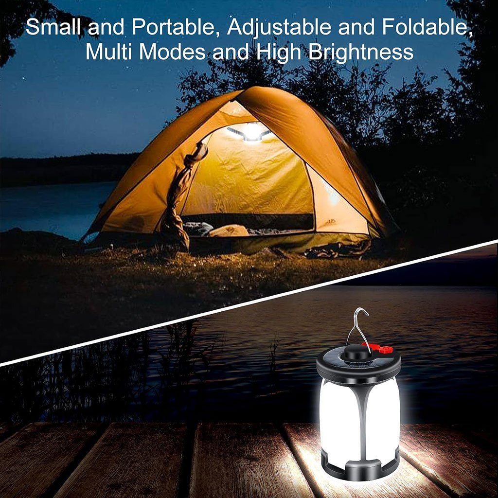 Lanterne de camping Rechargeable avec 6 modes d’éclairage, 60 LED - الصورة 4