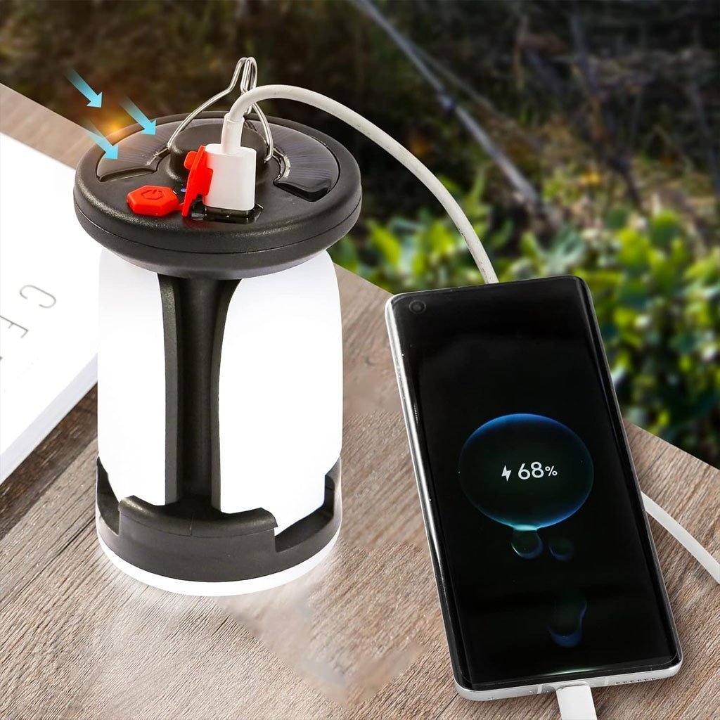 Lanterne de camping Rechargeable avec 6 modes d’éclairage, 60 LED - الصورة 5