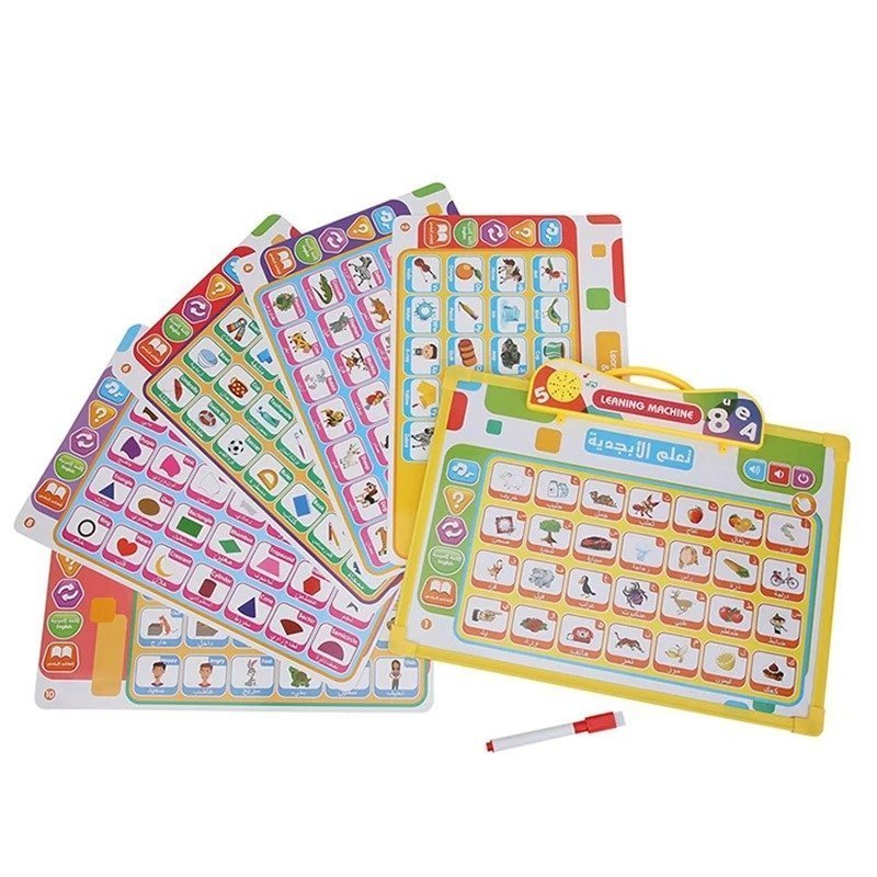 Tablette d’apprentissage Bilingue Arabe-anglais pour Enfants – لوحة تعلم الأبجدية باللغة الإنجليزية - الصورة 7