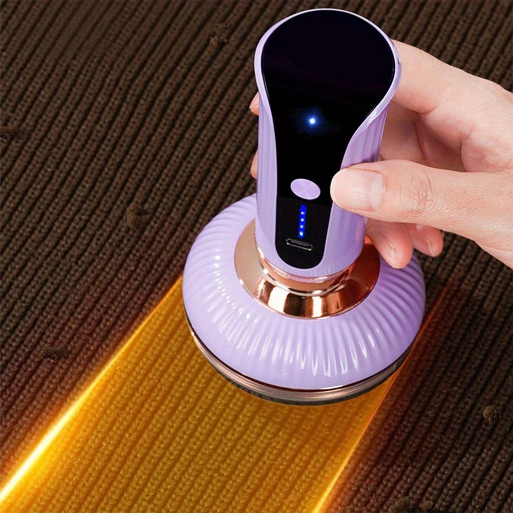 Appareil Rasoir Anti-peluches pour Vêtements Rechargeable Type-C – جهاز مزيل الوبر من الملابس - الصورة 5