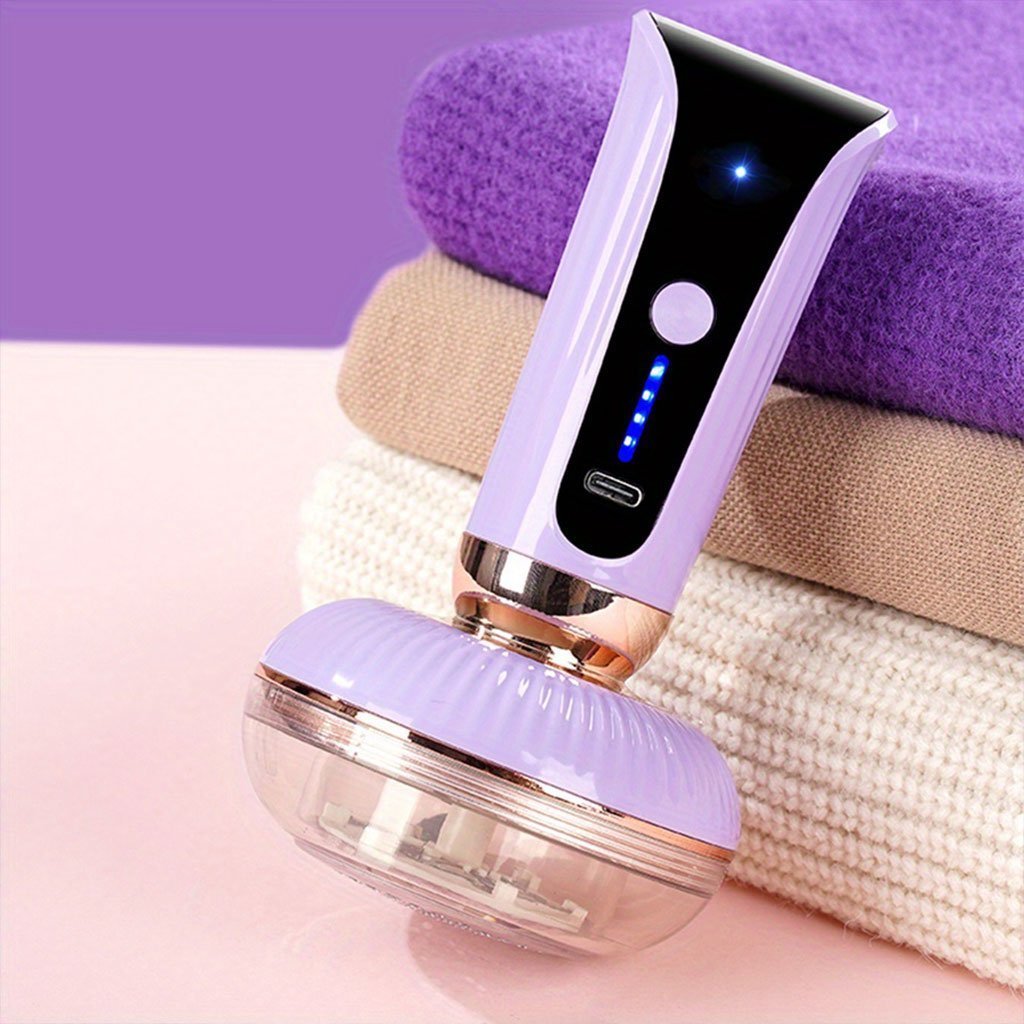 Appareil Rasoir Anti-peluches pour Vêtements Rechargeable Type-C – جهاز مزيل الوبر من الملابس - الصورة 2