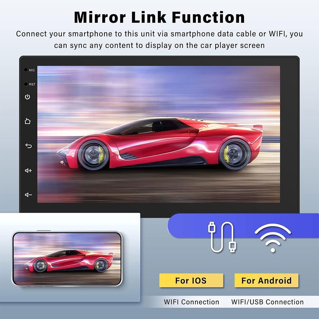 DVD MP5 et Autoradio 7 Pouces Tactile Bluetooth V2 - الصورة 4