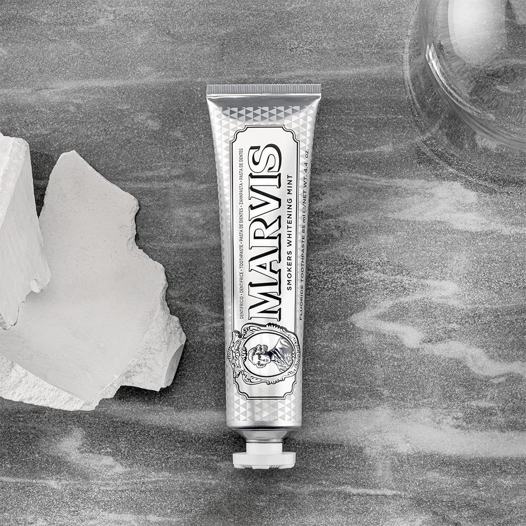 Marvis Dentifrice Blanchissant pour Fu-meurs 85ml Made in Italy – معجون أسنان مارفيس - الصورة 4